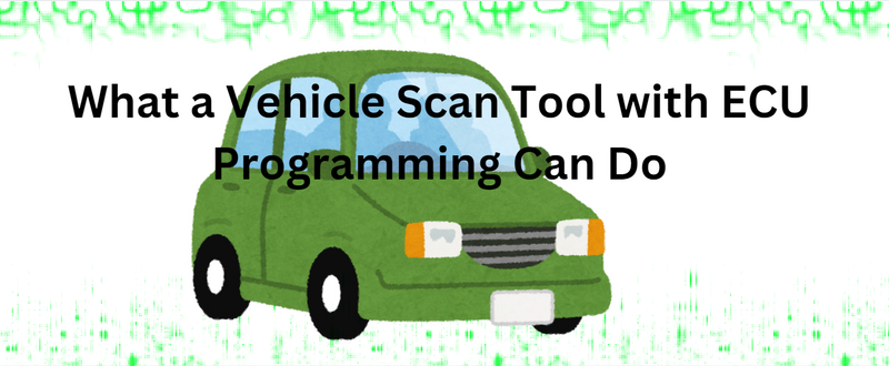 What a Vehicle Scan Tool with ECU Programming Can Do | Foxwell