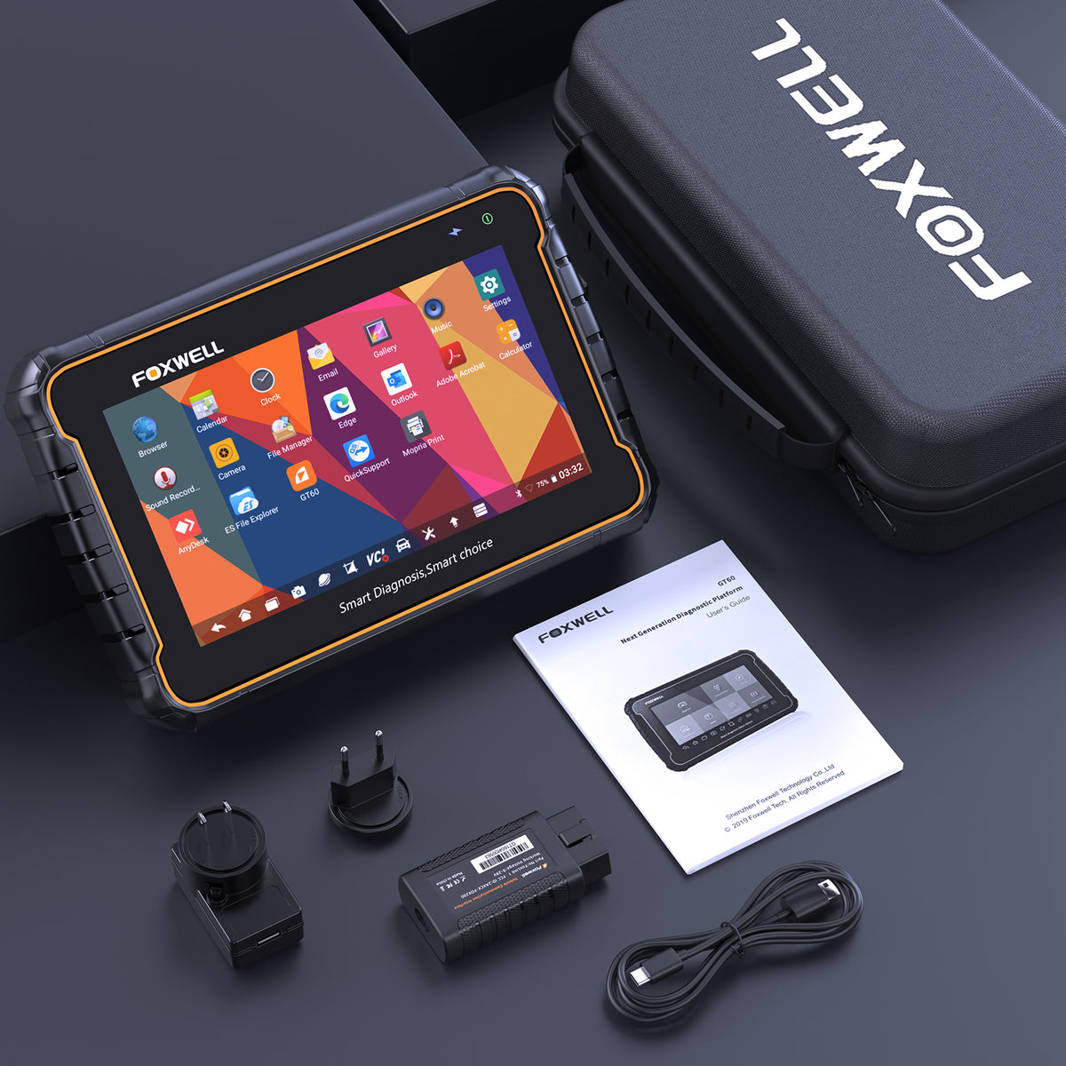 Foxwell GT60 Bi-directional Control Diagnostic Tool GT60 for Actuator Testing
