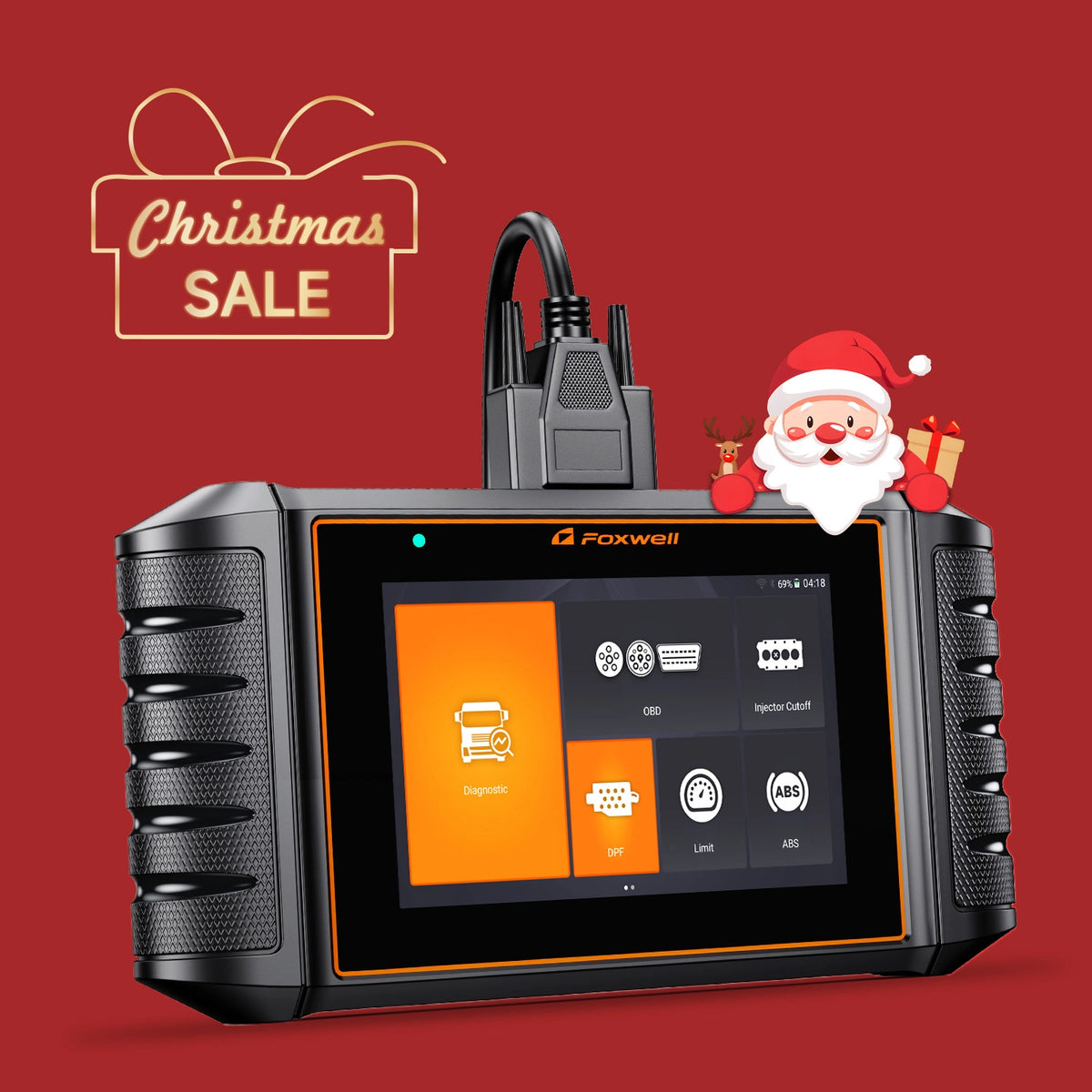 Upgrade Your Truck Diagnostics with Foxwell HD500, Professional heavy-duty diagnostics at a festive price.