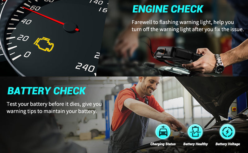 Check Battery Car Scanner | Foxwell