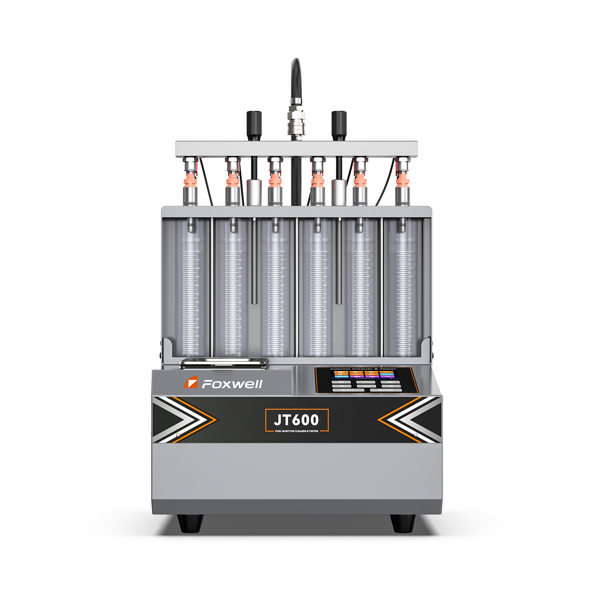 Foxwell JT600 6 Cylinder GDI, EFI, FSI Fuel Injection Systems Piezo Ultrasonic Fuel Injector Cleaner Test Cleaner Kit