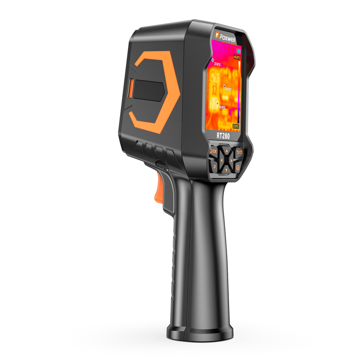 Foxwell RT280 thermal camera highlight 8GB storage, and 2D/3D PC analysis capability
